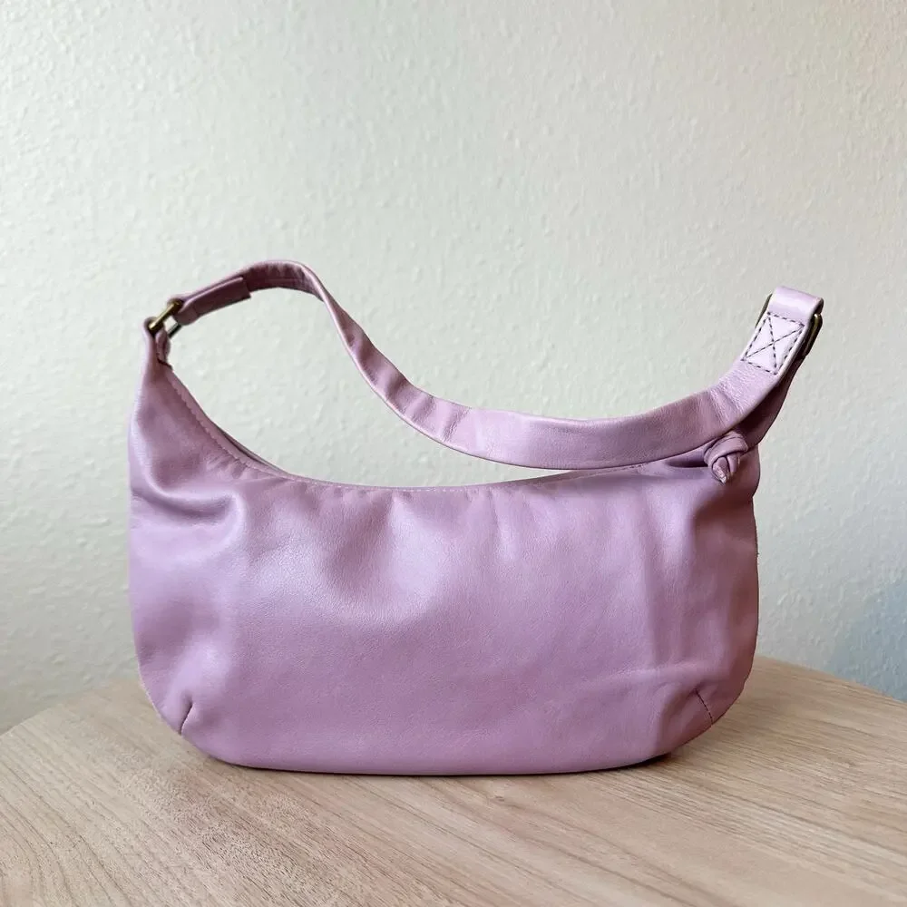 Madewell The Piazza Small Slouch Shoulder Bag Hobo Purse in Vibrant Lilac